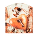 Fali kulcstartó szív mintával - HEART