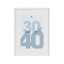 Fali képkeret, 30x40 cm, fehér - CADRE