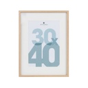 Fali képkeret, 30x40 cm, natúr - CADRE