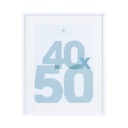 Fali képkeret, 40x50 cm, fehér - CADRE