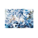 Falikép 150x100 cm kék leveles - JUNGLE