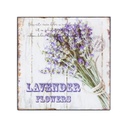 Falikép 25x25 cm, levendula csokor - BOUQUET DE LAVENDE
