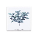 Falikép, növény, 30x30 cm, zöld - FIGUERA