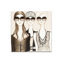 Falikép 30x30 cm 3 modellel - MOOD