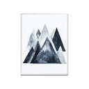 Falikép 30x40 cm, hegycsúcsok - ROCHE