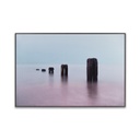 Falikép 40x60 cm, hajnal fekete kerettel - MER DU NORD