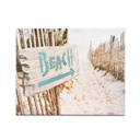 Falikép 50x40 cm tengerparti strand - LE TOUQUET