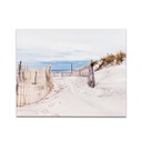 Falikép 50x40 cm tengerparti út - LE TOUQUET