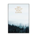 Falikép 50x70 cm - DO WHAT YOU LOVE