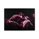 Falikép 50x70 cm, flamingók - PINK FAMILY