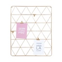 Fém fényképtartó, LED világítással, arany - PENSEES