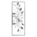 Fém fali dekoráció, virágos - VEGETAL
