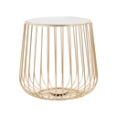 Fém kisasztal 39,5 cm, arany - ONYX