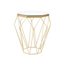 Fém kisasztal 53 cm, arany - DIAMANT