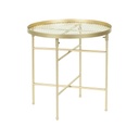 Fém kisasztal, arany - MILADY
