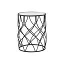 Fém lerakóasztal 51 cm, fekete - APOPHYLLITE