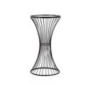 Fém lerakóasztal fekete, 58 cm - AZURITE