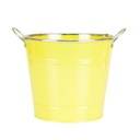 Fém vödör kaspó, sárga - ARC EN CIEL