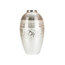 Fényes porcelán váza, virágos mintával, arany színű - JOYAUX