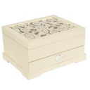 Fiókos ékszertartó doboz vajszínű - CYNTHIA