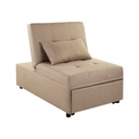 Fotelágy párnával, bézs - GIGOGNE