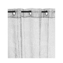 Függöny arabesque mintával, 240x138 cm, halványszürke - MOZAIQUE