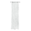 Függöny szürke levél mintával, 140x240 cm - SILVER LEAF