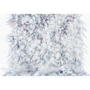Függőlegesen növő növénymintás tapéta, 368x254 cm, szürke-fehér - GIVRE