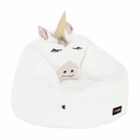 Gyermek babzsák, unikornis, fehér - TWINKIE