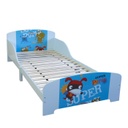 Gyermek ágykeret, 90x200, szuperkutyus, kék - SUPERPUPPY