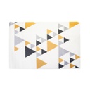 Háromszög mintás szőnyeg, 170x120 cm, sárga - SIOUX