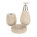 Homokkő fürdőszobai szett, csíkos - COCO