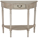 Íves konzolasztal fiókkal - SMOKEY