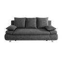 Kanapé ágyfunkcióval és ágyneműtartóval, sötétszürke - STEFFORD