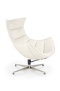 Kagyló formájú fotel, törtfehér - COQUE