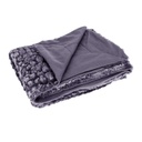 Kékesszürke szőrmés pléd, 165x125 cm - GLACIER