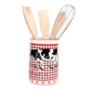 Kerámia fakanáltartó szett 5 db-os tehenes - VACHETTE