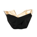 Kerámia mécsestartó, fekete - BROUILLON