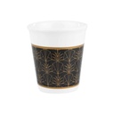 Kerámia pohár 10cl, fekete - ART DECO