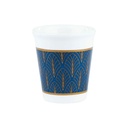 Kerámia pohár 10cl, kék - ART DECO