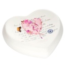 Kerámia szappantartó szíves  - OISEAU DE COEUR