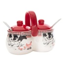 Kerámia szószós szett tehenes - VACHETTE