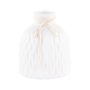 Kerámia váza, 15 cm, fehér - CRINOLINE