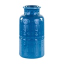 Kerámia váza 20 cm, középkék - JARRE