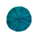 Kerek bársony párna, 40 cm, olajzöld - BAYADERE