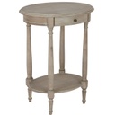 Kerek kis asztal fiókkal - SMOKEY