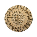 Kerek szőnyeg, nyíl mintás 120 cm - SANS FACON