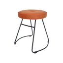 Kerek modern szék, rozsdavörös - BRISTOL