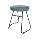 Kerek modern szék, szürkéskék - BRISTOL