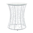 Kerti kisasztal, 47 cm, fehér - NID D'HIRONDELLE